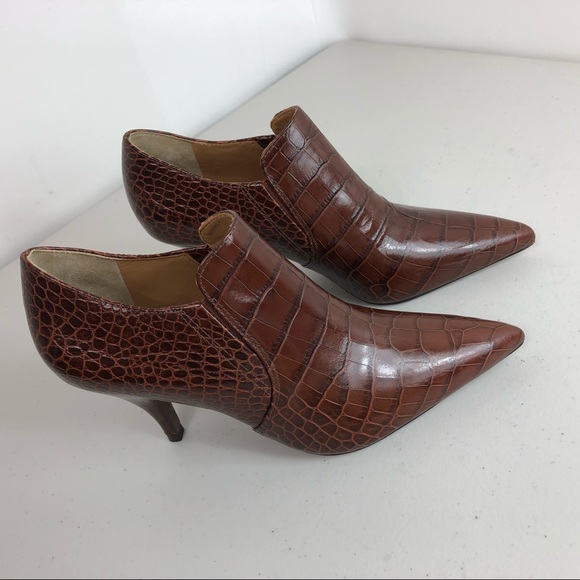 Tory Burch Brown Ankle Boots Size 5M - Picture 2 of 8